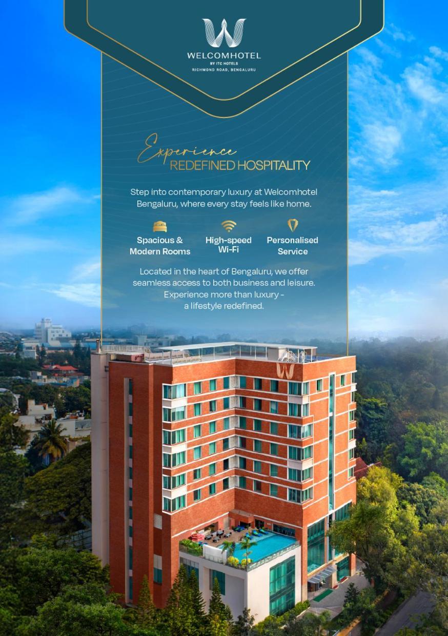 Welcomhotel By Itc Hotels, Richmond Road, Bengaluru Exteriör bild